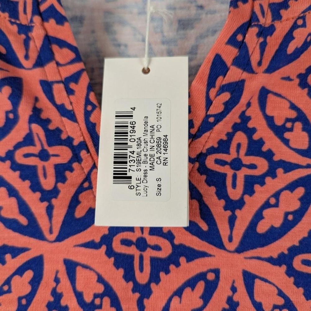 Hatley Blue Crush Mandela Cotton Shift Dress NWT Small - Picture 8 of 8